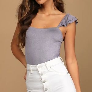 Lulus lilac bodysuit